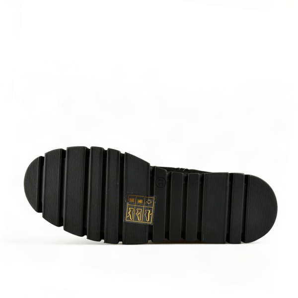 lady's high boots textile black 0162509