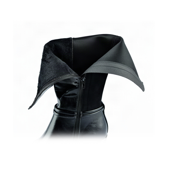 lady's high boots synthetic leather/textile black 0162924