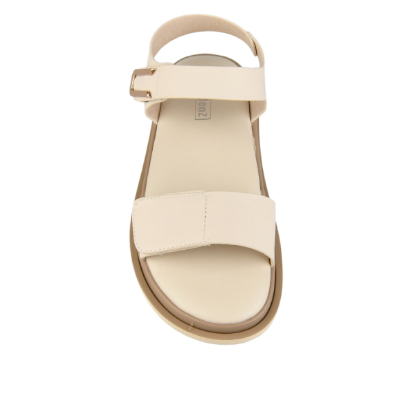 lady's sandals synthetic leather white 0161179