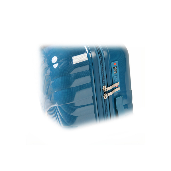 medium suitcase polypropylene blue 0161608