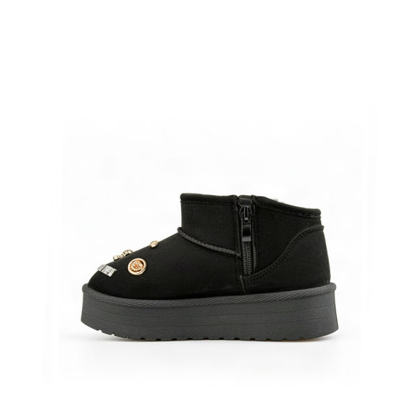 kids boots textiles black 0162550