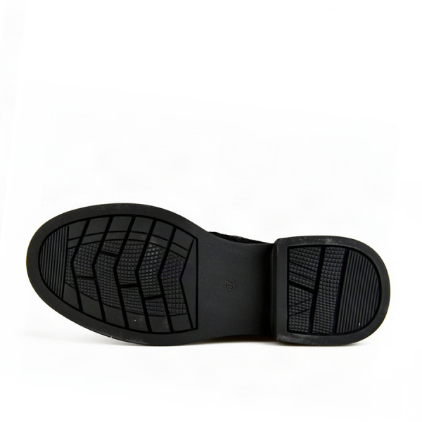 lady's boots genuin leather black 0162879