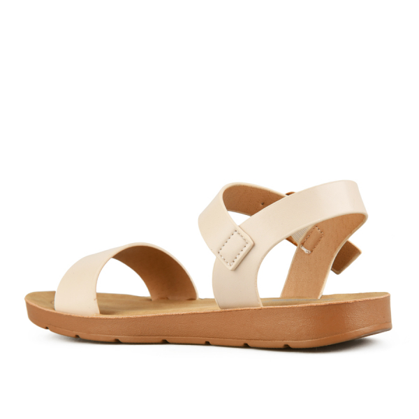 lady's sandals synthetic leather white 0161175