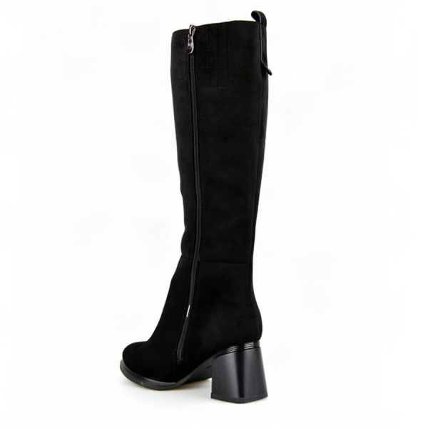 lady's high boots textile black 0163405