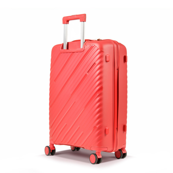 medium suitcase polypropylene red 0161455