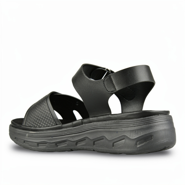 lady's sandals synthetic leather black 0161148