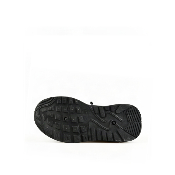 kids sneakers synthetic leather black 0164180