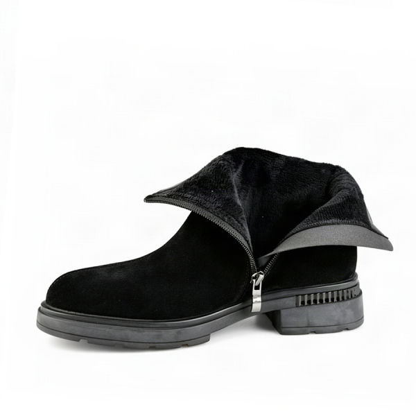 lady's boots genuin leather black 0162880