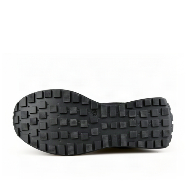 lady's sneakers textile black 0162576