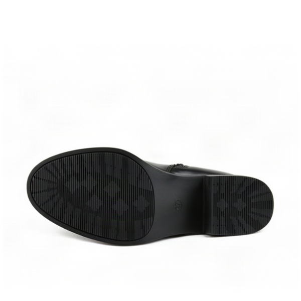 lady's high boots synthetic leather/textile black 0162920