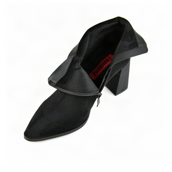 lady's boots textile black 0162110
