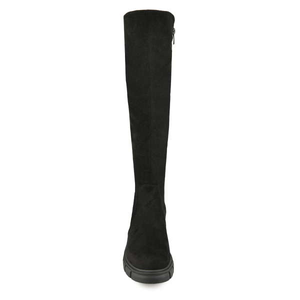 lady's high boots textiles black 0162032