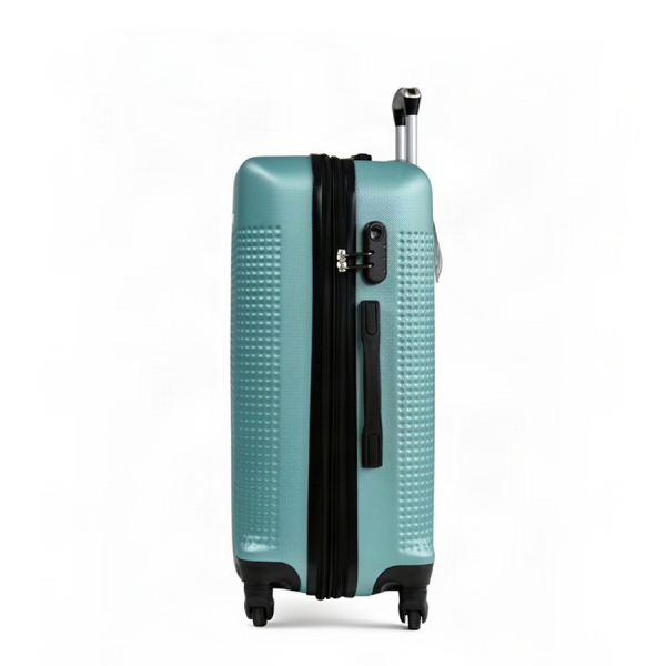 medium suitcase ABS plastic green 0163691