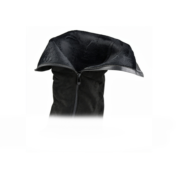 lady's high boots textiles black 0162837