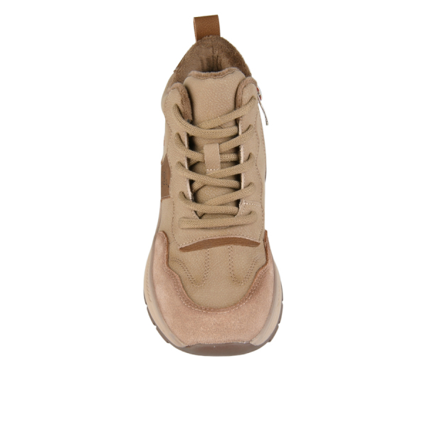 lady's boots genuin leather beige 0162868