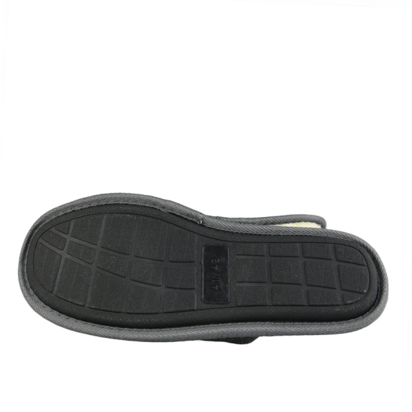 men's slippers textiles grey 0162074