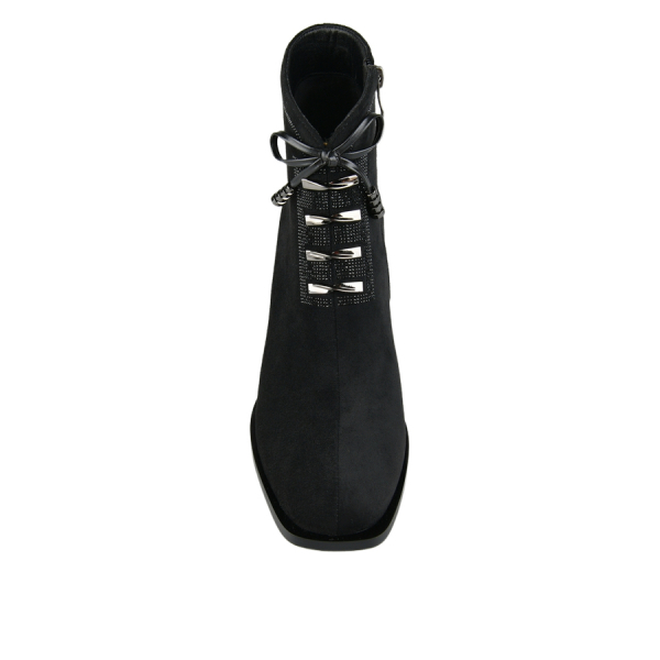 lady's boots textile black 0162106