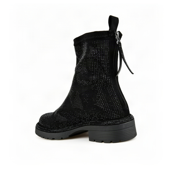 lady's boots textile black 0162443