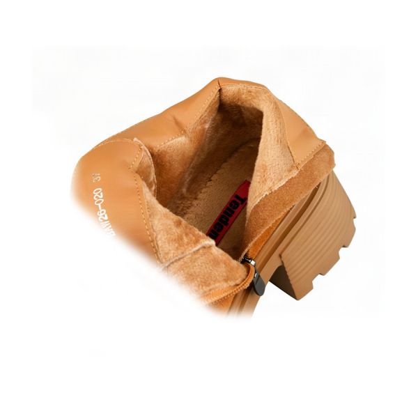 lady's boots genuin leather brown 0162661