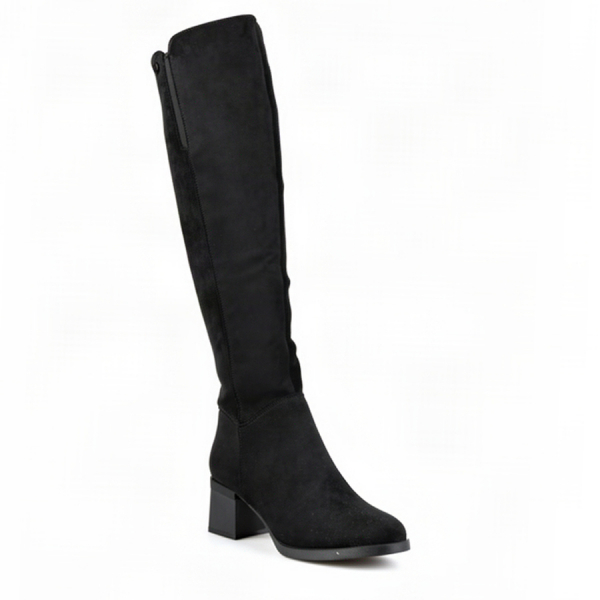 lady's high boots textile black 0163406