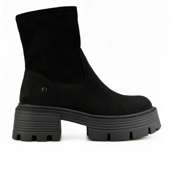 lady's boots textile black