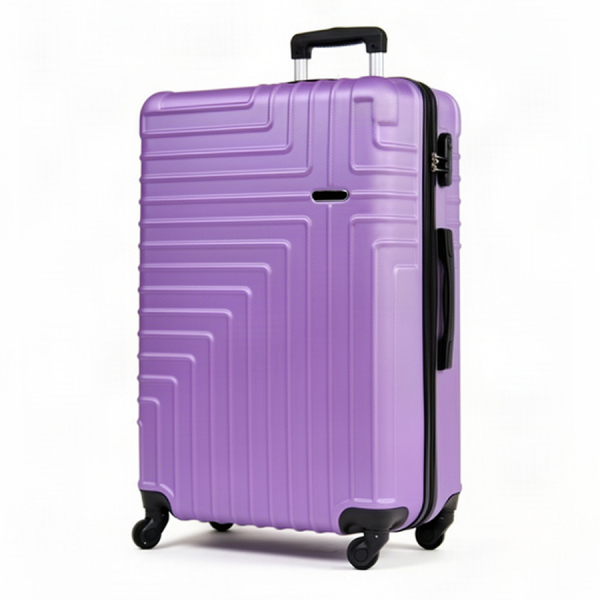 big suitcase ABS plastic  purple 0163680