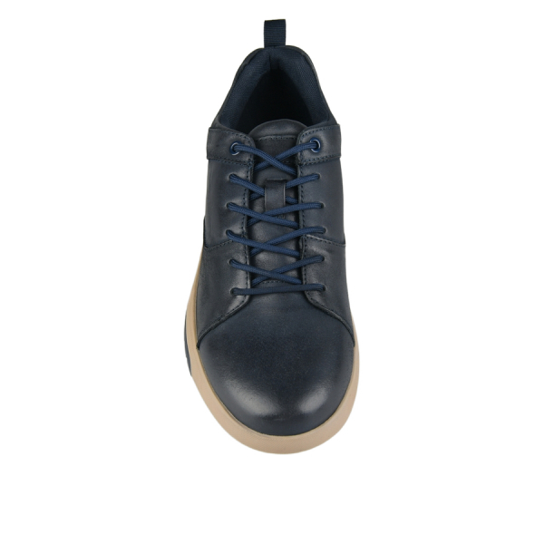 men's shoes genuin leather dark blue 0162963