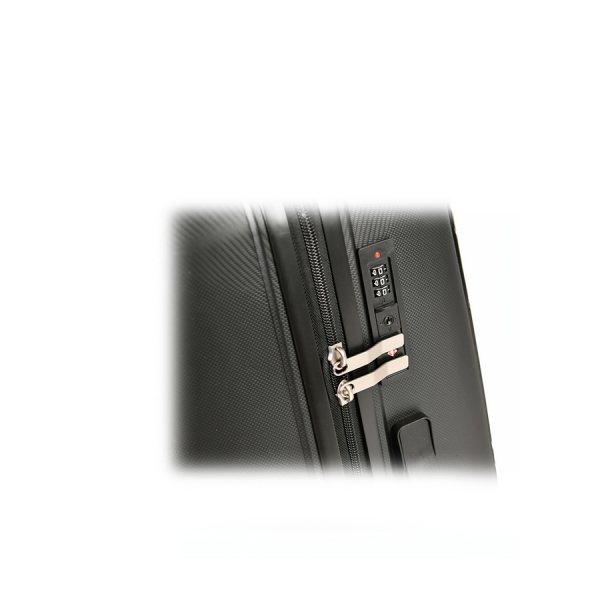 big suitcase polypropylene black 0161585