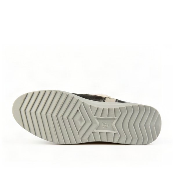 lady's boots synthetic leather/textile beige 0163258