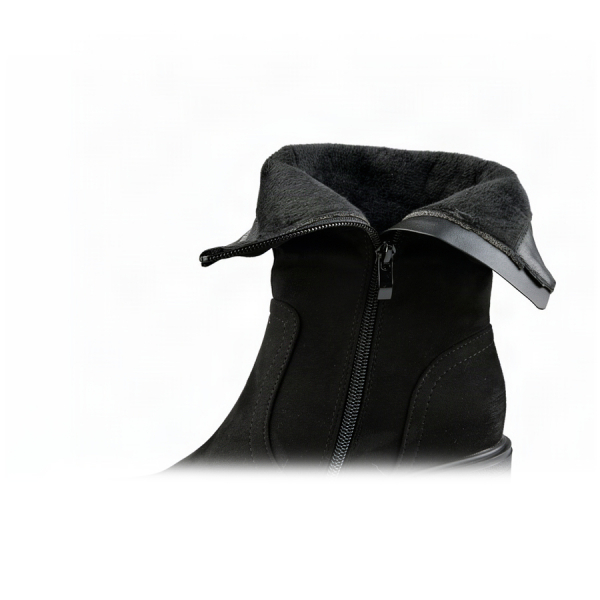 lady's boots textiles black 0163202