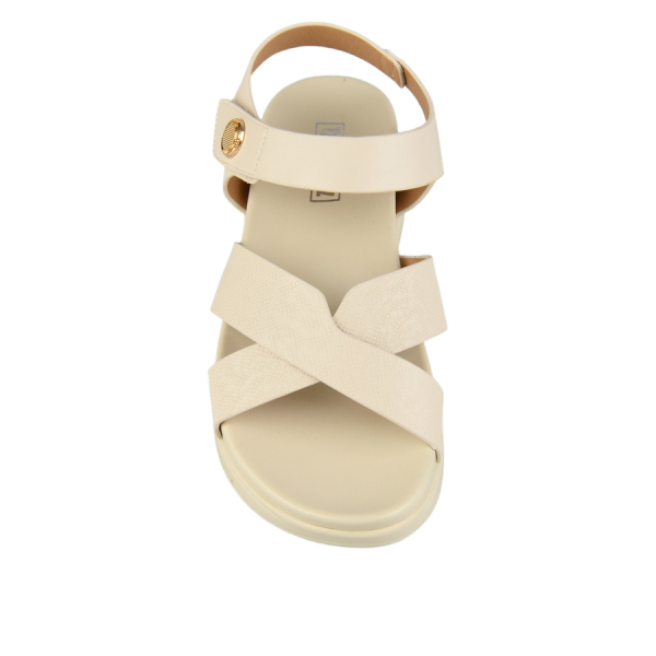 lady's sandals synthetic leather white 0161163