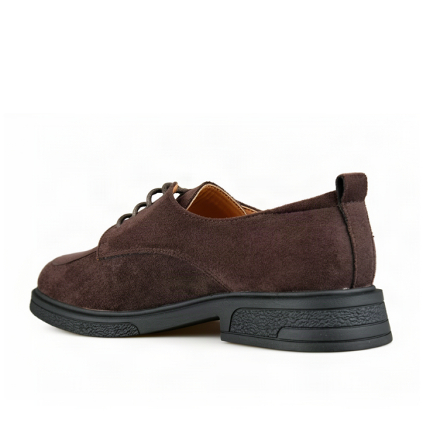 lady's shoes textile brown 0162887