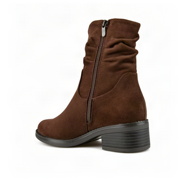 lady's boots textile brown 0162417