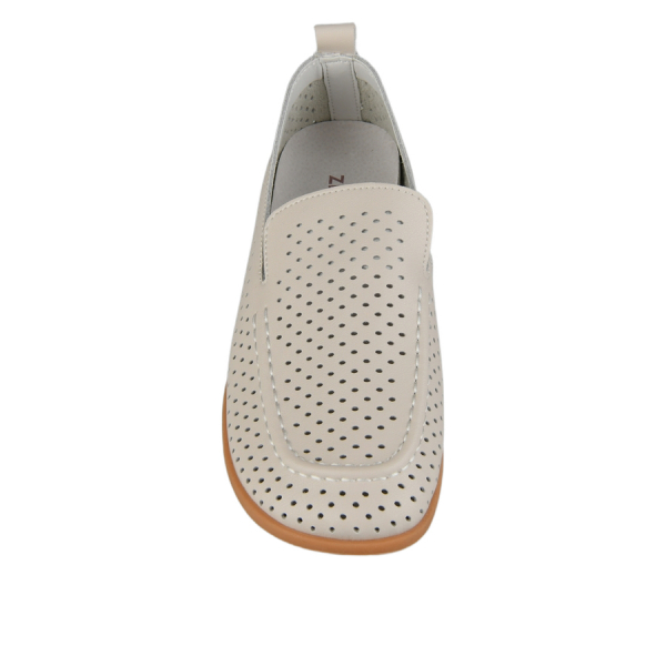 lady's shoes genuin leather beige 0164119
