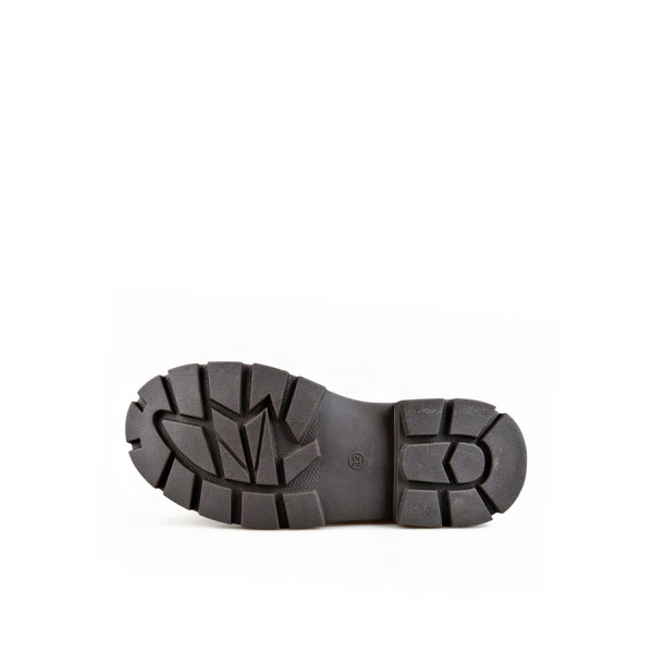 kids boots synthetic leather dark brown 0162540