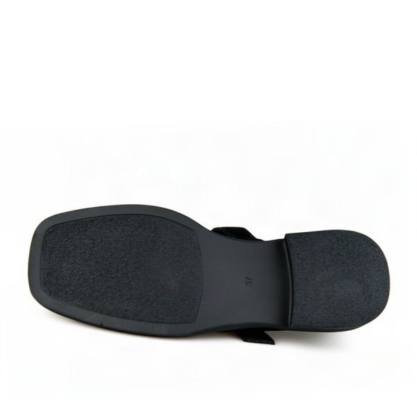 lady's shoes synthetic leather/textile black 0162886