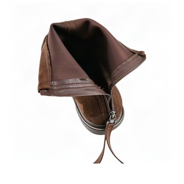 lady's boots textile brown 0162514