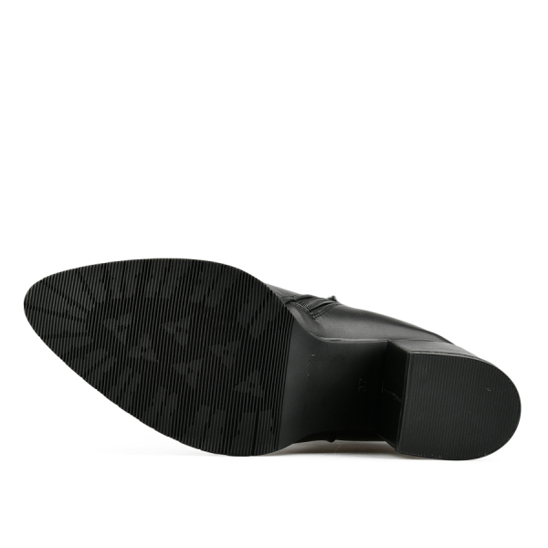 lady's high boots synthetic leather black 0162028