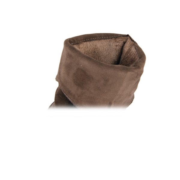 lady's high boots textile brown 0162572