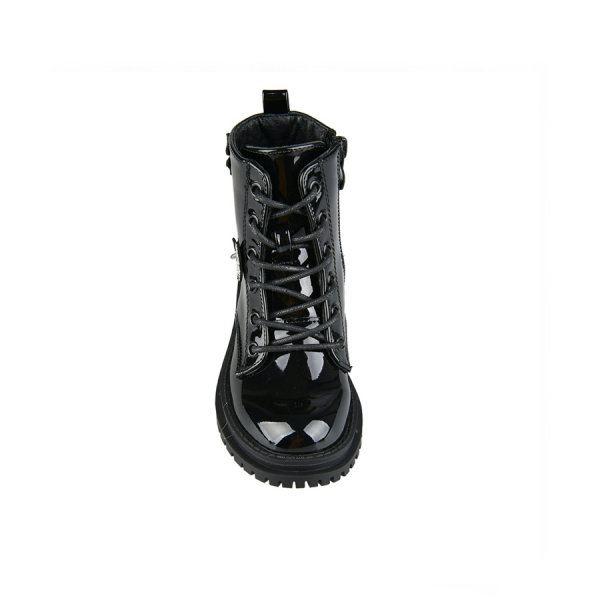kids boots synthetic leather black 0162552