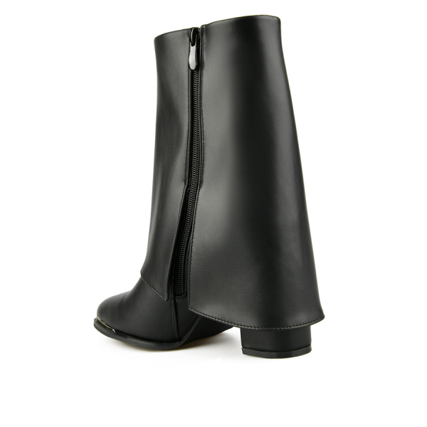 lady's boots synthetic leather black 0162023