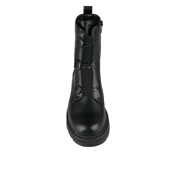 lady's boots synthetic leather black 0162453
