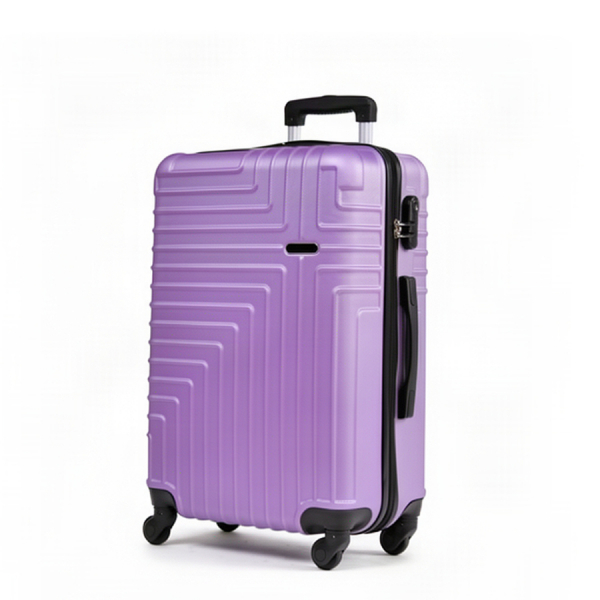 medium suitcase ABS plastic  purple 0163679