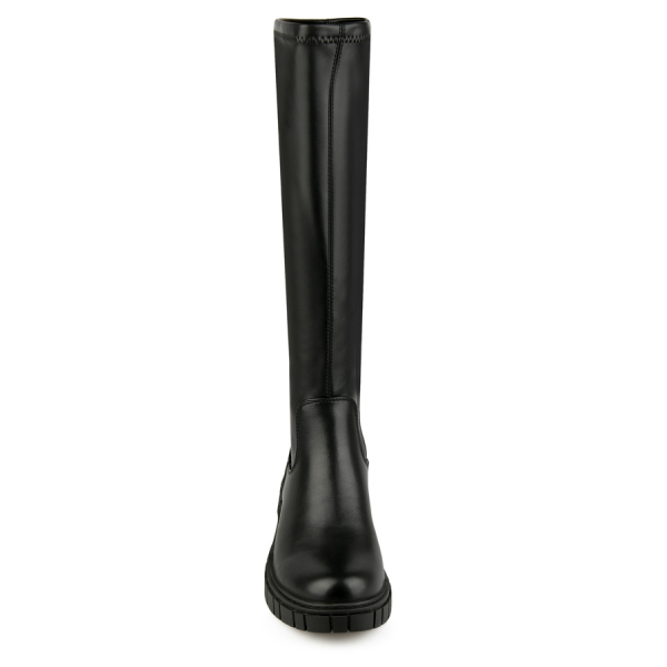 lady's high boots synthetic leather black 0162033