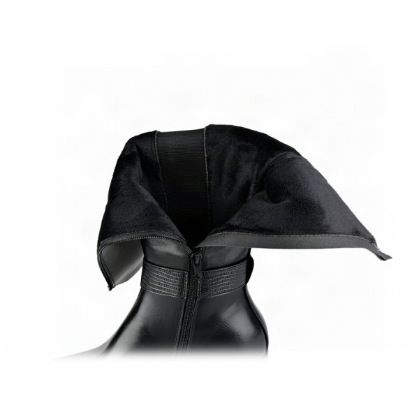 lady's high boots synthetic leather/textile black 0162920