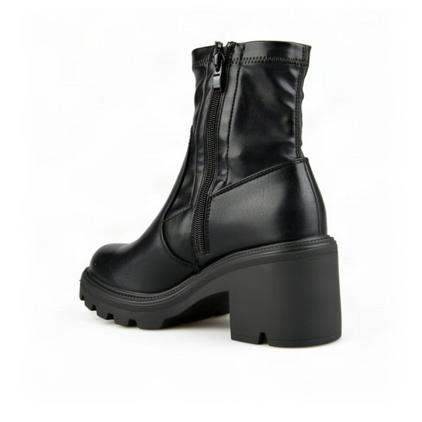 lady's boots synthetic leather black 0163200
