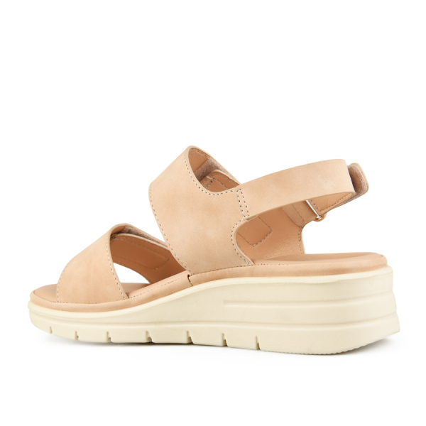 lady's sandals synthetic leather light pink 0161171