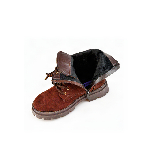 kids boots textiles brown 0162539