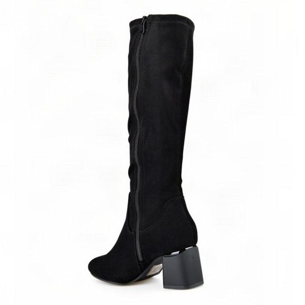 lady's high boots textile black 0162430