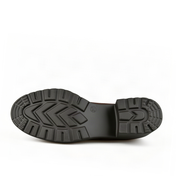 lady's shoes textile/synthetic leather brown 0162901